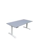 Schreibtisch - elektr. h&ouml;henverstellbar - 120 x 80 - grau