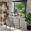 Schreibtisch - elektr. h&ouml;henverstellbar - 120 x 80 - grau