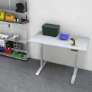 Schreibtisch - elektr. h&ouml;henverstellbar - 120 x 80 - grau