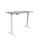 Steelboxx® Schreibtisch - elektr. höhenverstellbar - 120 x 80 - grau
