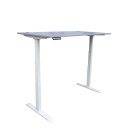 Steelboxx® Schreibtisch - elektr. höhenverstellbar - 120 x 80 - grau