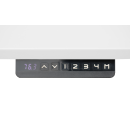 Schreibtisch - elektr. h&ouml;henverstellbar - 120 x 80 - wei&szlig;