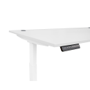 Schreibtisch - elektr. h&ouml;henverstellbar - 120 x 80 - wei&szlig;