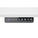 Steelboxx® Tischgestell - elektr. höhenverstellbar - weiß