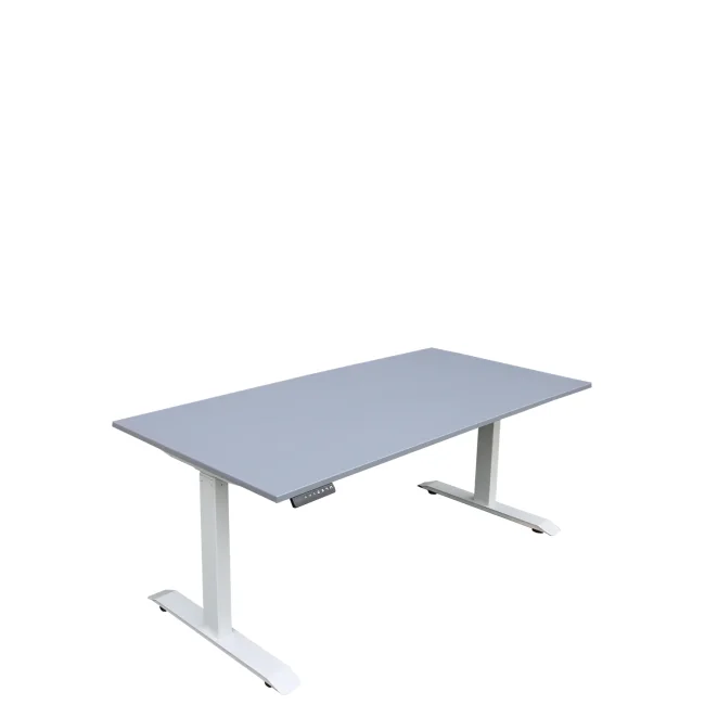 Schreibtisch - elektr. höhenverstellbar - 160 x 80 - grau