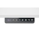 Steelboxx® Schreibtisch - elektr. höhenverstellbar - 160 x 80 - weiß