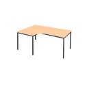 Freiformtisch Winkelschreibtisch 750 x 1800 x 800/1200 x...
