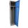 Gebraucht - Lüllmann® Garderobenschrank, 1 Abteil, 1800 x 415 x 500 mm, lichtgrau/enzianblau