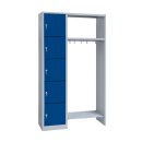 Offene Schlie&szlig;fachgarderobe F&auml;cherschrank 5...