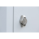 Gebraucht: L&uuml;llmann&reg; XL Metallspind f&uuml;r 3 Personen - grau