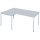 Winkelschreibtisch 750 x 2000 x 800/1200 x 800 mm - Winkel links Computertisch grau 332100