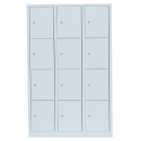 Gebraucht: L&uuml;llmann&reg; XL F&auml;cherschrank mit 12 F&auml;chern - grau