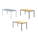 Stahl-Schreibtisch für Unterbaucontainer (310320/310330) 160x80cm