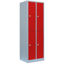 Lüllmann® Metallspind mit 4 Fächern - H...