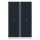 Gebraucht - L&uuml;llmann&reg; Garderobenschrank, 4 Abteile, je 2 mittig schlie&szlig;end, 1800 x 1170 x 500 mm, lichtgrau/anthrazit