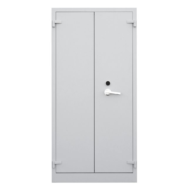 Feuerschutzschrank Tresor Safe Sicherheitsschrank 195x95x55cm grau 690240