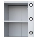 Feuerschutzschrank Tresor Safe Sicherheitsschrank 195x95x55cm grau 690240