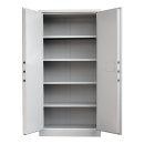 Feuerschutzschrank Tresor Safe Sicherheitsschrank 195x95x55cm grau 690240