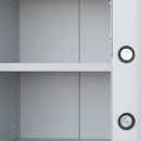 Feuerschutzschrank Tresor Safe Sicherheitsschrank 150x70x55cm grau 690230