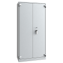 Premium Feuerschutzschrank Tresor Safe Sicherheitsschrank lichtgrau Ma&szlig;e: 195x95x55cm 690320