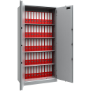 Premium Feuerschutzschrank Tresor Safe Sicherheitsschrank lichtgrau Ma&szlig;e: 195x95x55cm 690320