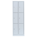 Gebraucht: Fächerschrank mit 6 Fächern - grau