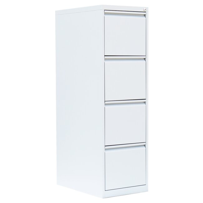 Gebraucht: Hängeregisterschrank weiß, 1-bahnig, 4 Schübe | Lüllmann®