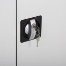 Aktenschrank Metall 180x80 anthrazit abschlie&szlig;bar