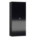 Aktenschrank Metall 180x80 schwarz abschlie&szlig;bar