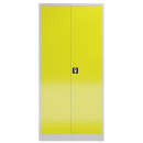 Aktenschrank Metall 194,5x92 gelb abschlie&szlig;bar