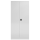 Frontansicht Aktenschrank Metallschrank abschließbar Werkzeugschrank 1945 x 920 x 420 mm weiß X-530347