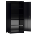 Aktenschrank Metall 194,5x92 schwarz abschlie&szlig;bar