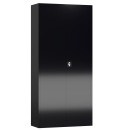 Aktenschrank Metall 194,5x92 schwarz abschlie&szlig;bar