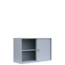 Aktenschrank aus Metall mit Schiebetüren - 2 Ordnerhöhen