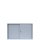 Ansicht von vorne, Schiebetürenschrank Sideboard Schwebetürenschrank Aktenschrank 750 x 1200 x 450 mm lichtgrau X-550125