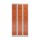 Spind Kleiderspind Spindschrank 6 Fächer 1800 x 900 x 500 mm grau/rot