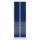 Frontansicht Schließfachschrank Fächerschrank 6 Fächer Spind 180x60x50cm Wertfachschrank grau/blau X-520321