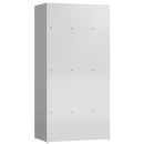 F&auml;cherschrank aus Metall mit 9 F&auml;chern - grau