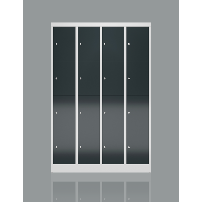 Seitenansicht Schließfachschrank Fächerschrank...