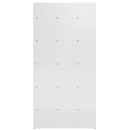 Frontansicht Schließfachschrank Fächerschrank...