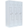 B-WARE - Lüllmann® Z-Garderobenschrank, 6 Abteile, 1800 x 1185 x 500 mm, lichtgrau