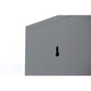 Gebraucht - Garderobenschrank, 1 Abteil, S/W-Trennung, 1800 x 415 x 500 mm, lichtgrau