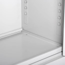 XXL Aktenschrank Metall 194,5x92 grau abschlie&szlig;bar