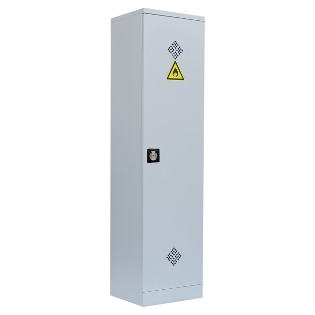 Gebraucht: Lüllmann® Gefahrstoffschrank - 4 Wannenböden - grau