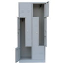 Gebraucht - Z-Spind - 4 Abteile - grau