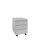 Büro Rollcontainer Bürocontainer Holzabdeckplatte 3 Schubladen Maße: 62x46x59cm grau 505300