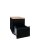 Büro Rollcontainer Bürocontainer mit Hängeregistratur für DIN A4 Hängemappen 62x46x59cm Schwarz/Buche-Dekor 505201