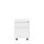 Stahl Büro Rollcontainer Bürocontainer mit Hängeregistratur für DIN A4 Hängemappen 62x46x59cm Weiß 505207