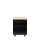 Büro Rollcontainer Bürocontainer mit Hängeregistratur für DIN A4 Hängemappen 62x46x59cm Schwarz/Platte:Ahorn Dekor 505502