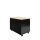 Büro Rollcontainer Bürocontainer mit Hängeregistratur für DIN A4 Hängemappen 62x46x59cm Schwarz/Platte:Ahorn Dekor 505502